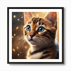 Bengal Cat 2 Art Print