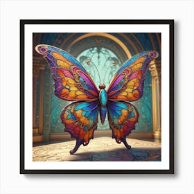 Fantasy Butterfly Art Print