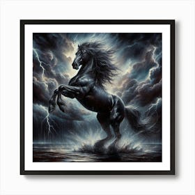 Lightning Horse 33 Art Print