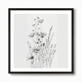 Wildflowers 8 Art Print