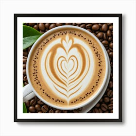 Coffee Latte Art 32 Art Print