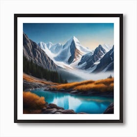 Mountain Landscape 2 Art Print