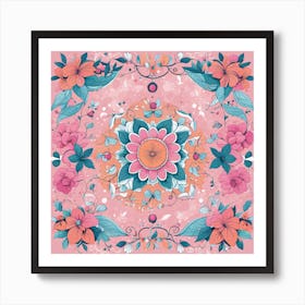 Floral Pattern 3 Art Print