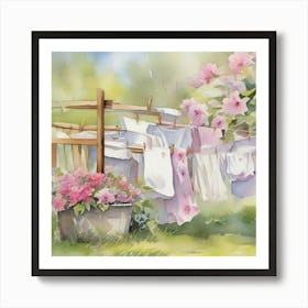 Laundry Day Art Print 8 Art Print