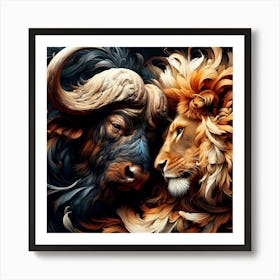 Creative Abstract Visual 109 Art Print