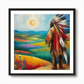 Indian Chief Art Print