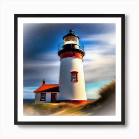 Photograph - Lighthouse By Sarah M Art Print