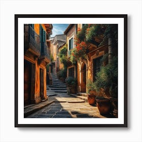 Alleyway Art Print