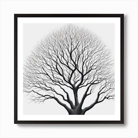 Bare Tree Art Print