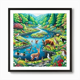 Wildlife Art Print