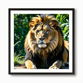 Lion photo 4 Art Print