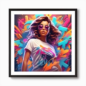 Graffiti Art 3 Art Print