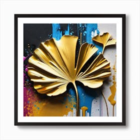 Ginkgo Leaf 1 Art Print