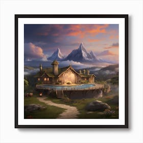 Hobbit House Art Print