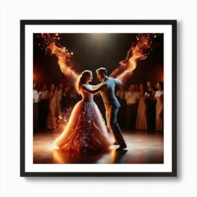 Dance Of Flames Art Print