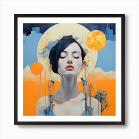 'The Moon' 1 Art Print