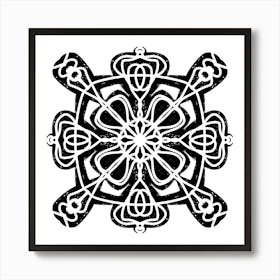 Snowflake 55 Art Print