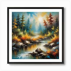 Autumn Forest 3 Art Print