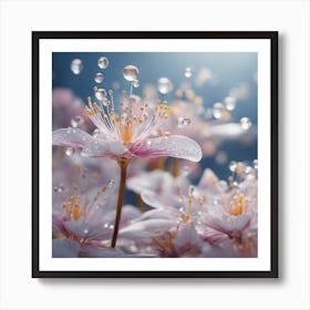 Water Droplet Stock Videos & Royalty-Free Footage Art Print