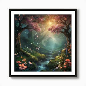 Fairy Forest 1 Art Print