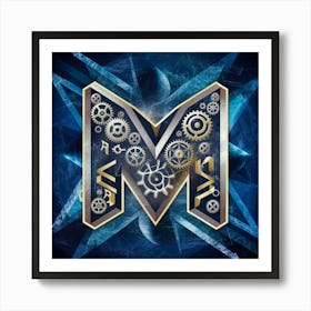 Letter M Art Print