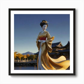 Creative Geisha Artwork 31 Art Print