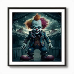 Clown 2 Art Print