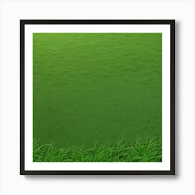 Green Grass Background 24 Art Print