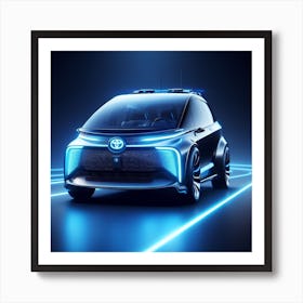 Futuristic Toyota Prius Art Print