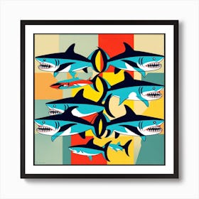 Pisces Jaws Art Print