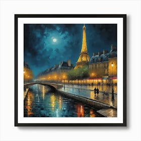 Paris At Night 8 Art Print