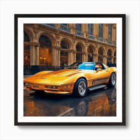 Chevrolet Corvette Art Print