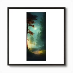 Twilight Forest Art Print