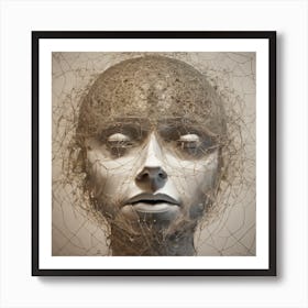 Wire Head Art Print