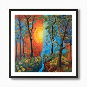 River Of Life Art Print