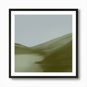 Lake In The Mountains Art Print