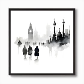 London Street Scene Art Print