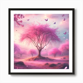 Dogwood Meadow 1 Art Print