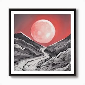 Full Moon In The Sky 1 Art Print