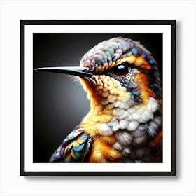 Kolibri Artwork Painting 28 Art Print