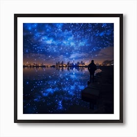 Starry Night Sky Art Print