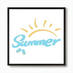 Summer Logo Art Print