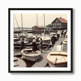 The Old Marina ~Reimagined 84 Art Print