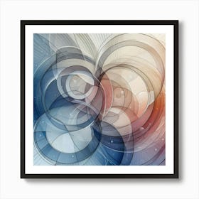 Abstract Swirls 6 Art Print