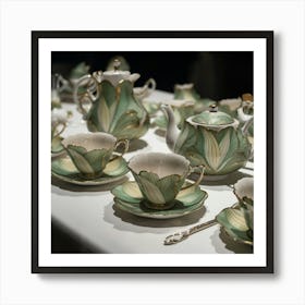 Tea Set 12 Art Print