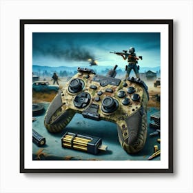 Video Game Controller 7 Art Print