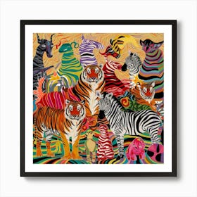 Zoo Animals 1 Art Print