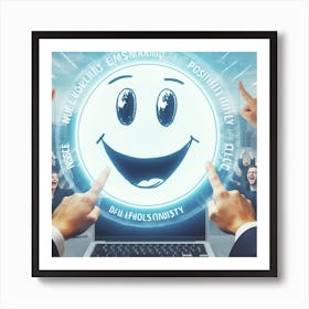 Smiley Face Art Print