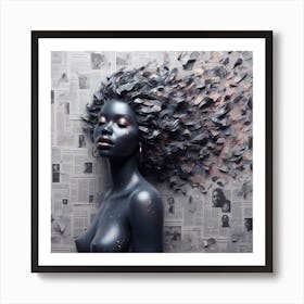 'Black Woman' Art Print