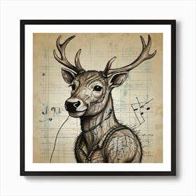 Deer! 38 Art Print